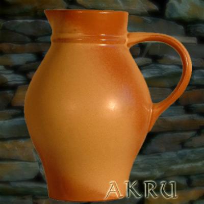 Milchkrug - V 0,25 l melierte Glasur