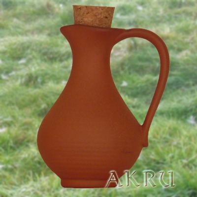 Krug mit Kork 0,2 l Natur - Transparent
