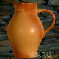 Milchkrug - V 0,25 l melierte Glasur