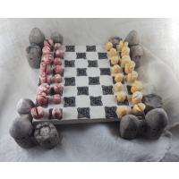 Schachspiel mit historischen Figuren (mit Burgen)