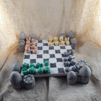Chaturanga - Schach für 4  (mit Burgen)