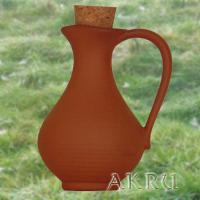 Krug mit Kork 0,2 l Natur - Transparent