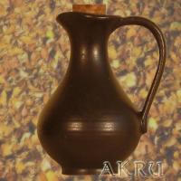 Krug mit Kork 0,2 l Antrazit